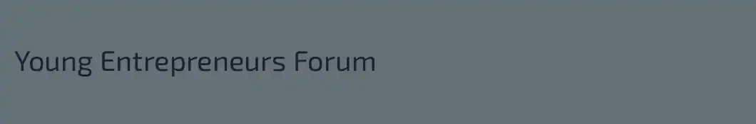 Young Entrepreneurs Forum